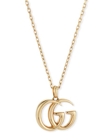 gucci 18ct gold running necklace|gucci link chain.